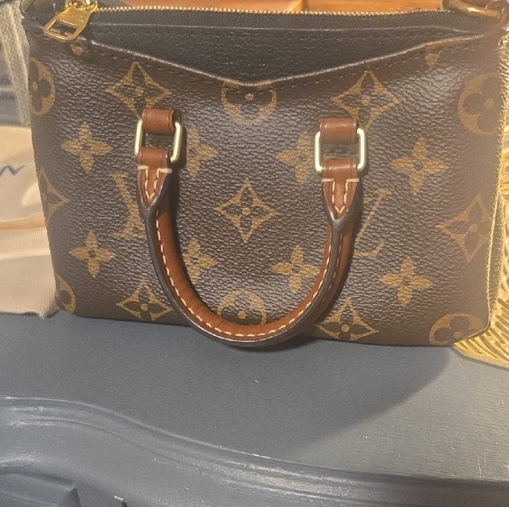 Louis Vuitton Mini Bag in Black and Brown